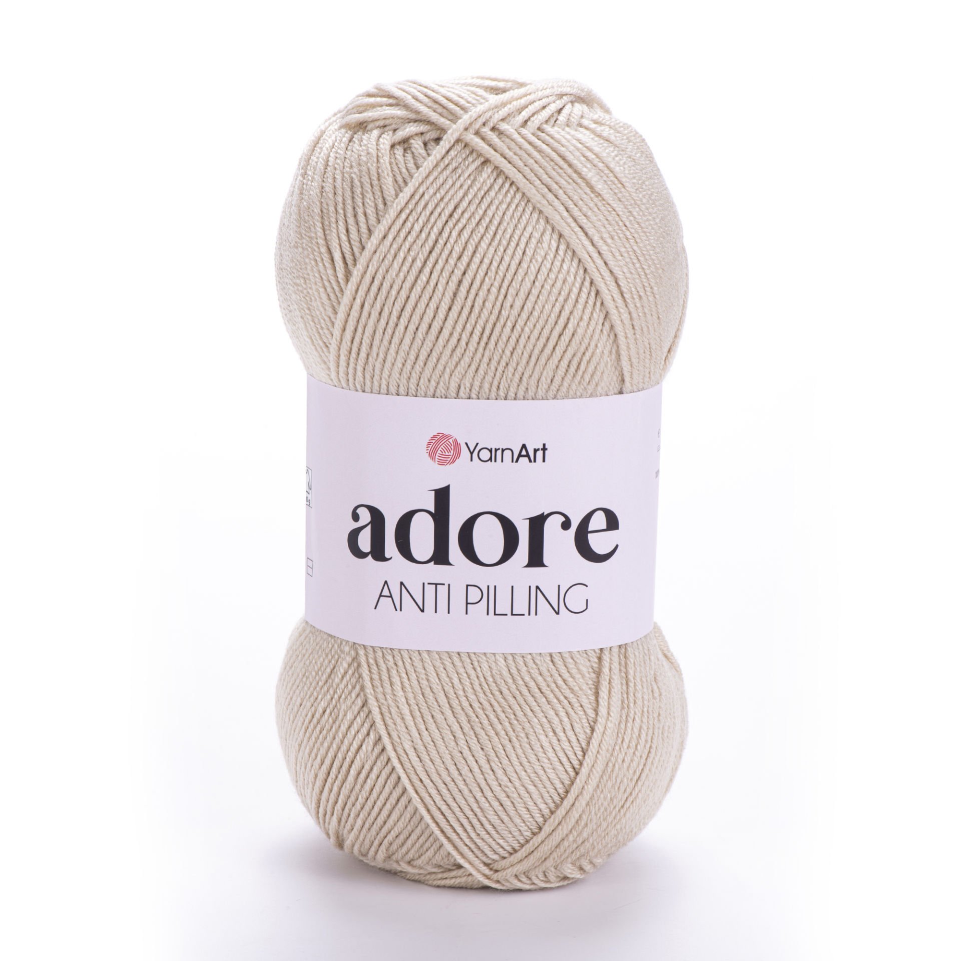 YARNART ADORE - ANTI-PILLING KNITTING YARN LIGHT BEIGE - 335