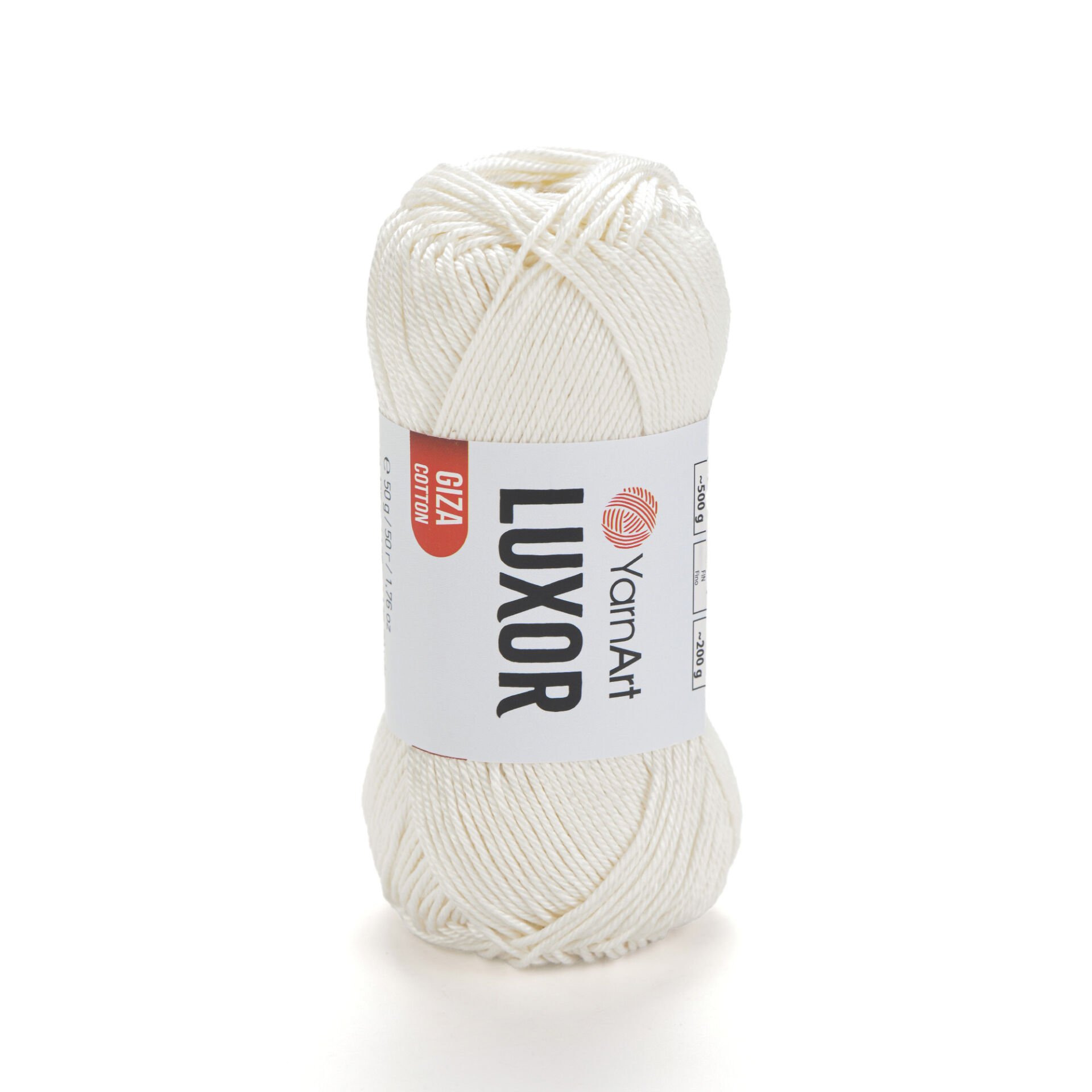 YARNART LUXOR - KNITTING YARN CREAM - 1201