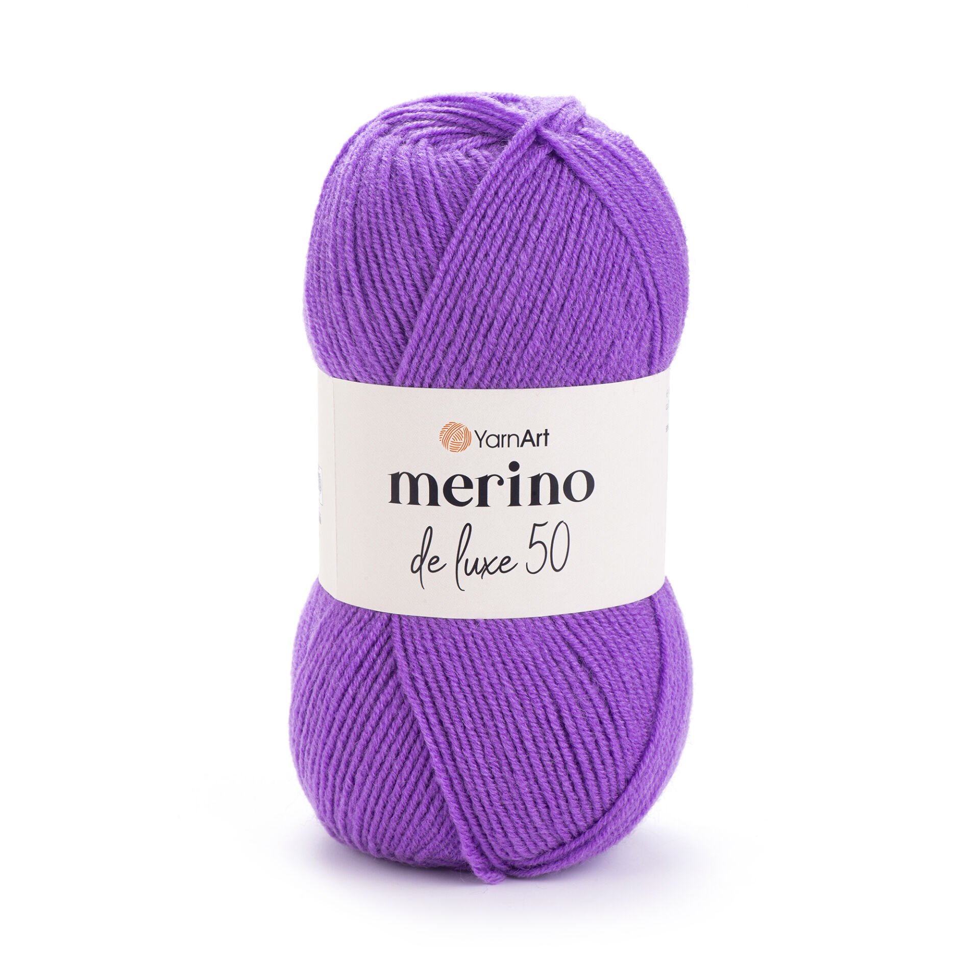 YARNART MERINO DE LUXE 50 - KNITTING YARN PURPLE - 9561