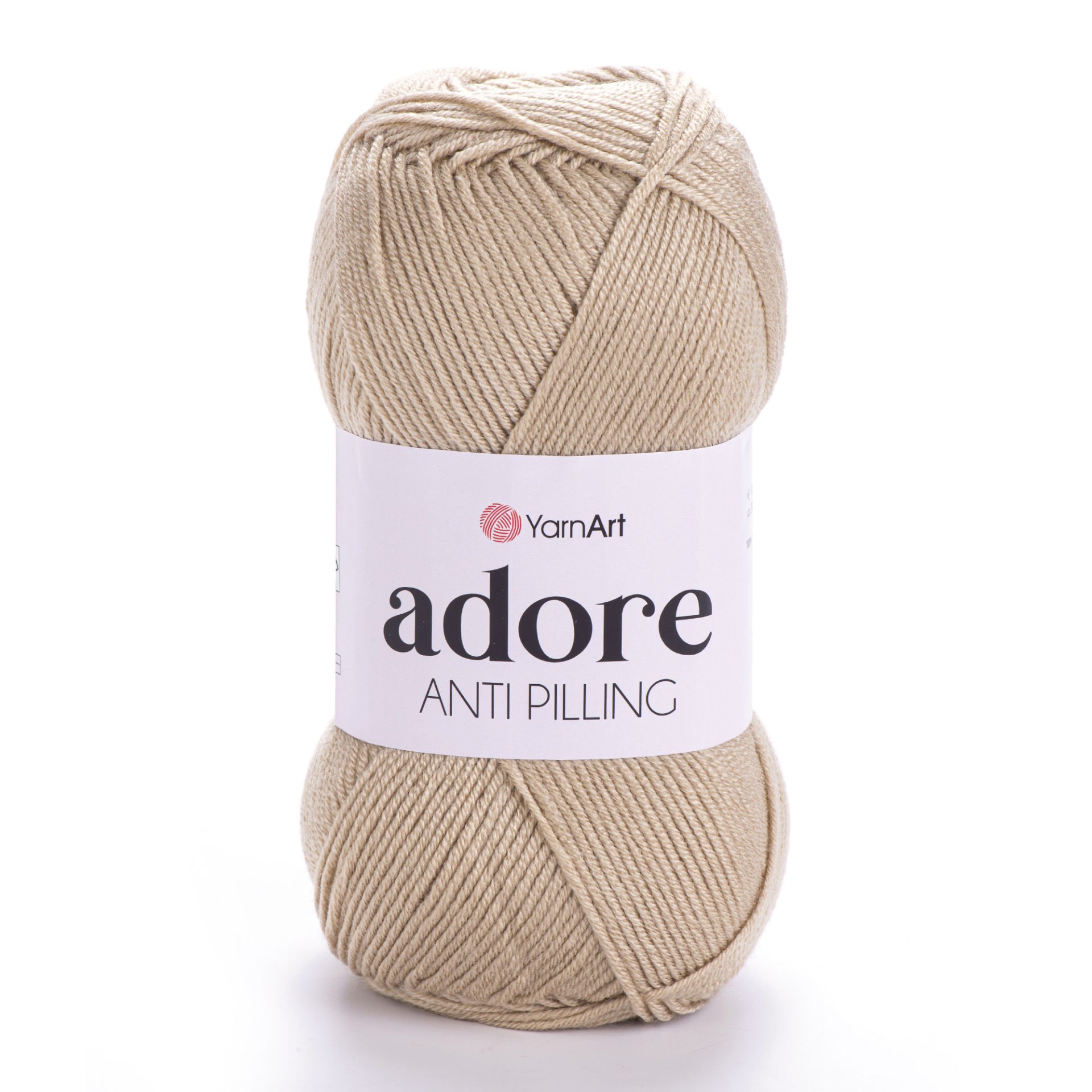 YARNART ADORE - ANTI-PILLING KNITTING YARN BEIGE - 336