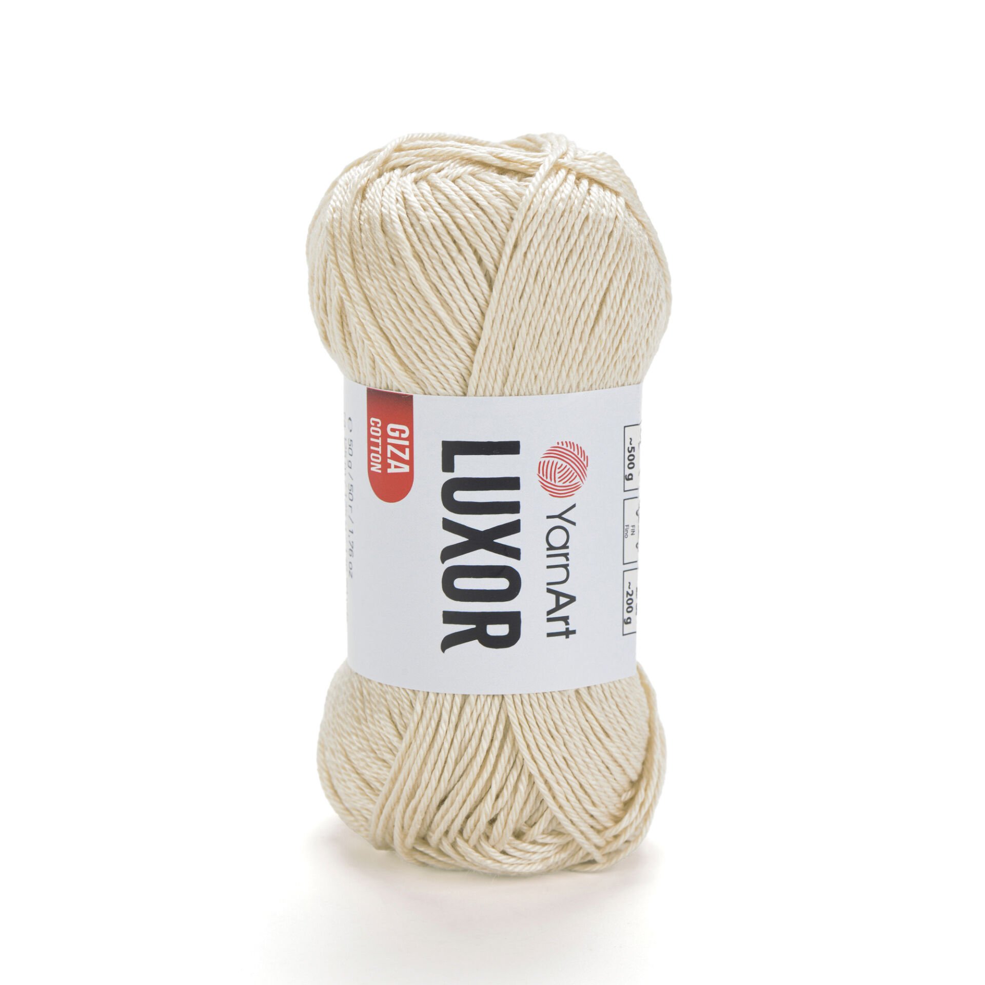 YARNART LUXOR - KNITTING YARN CREAM - 1202