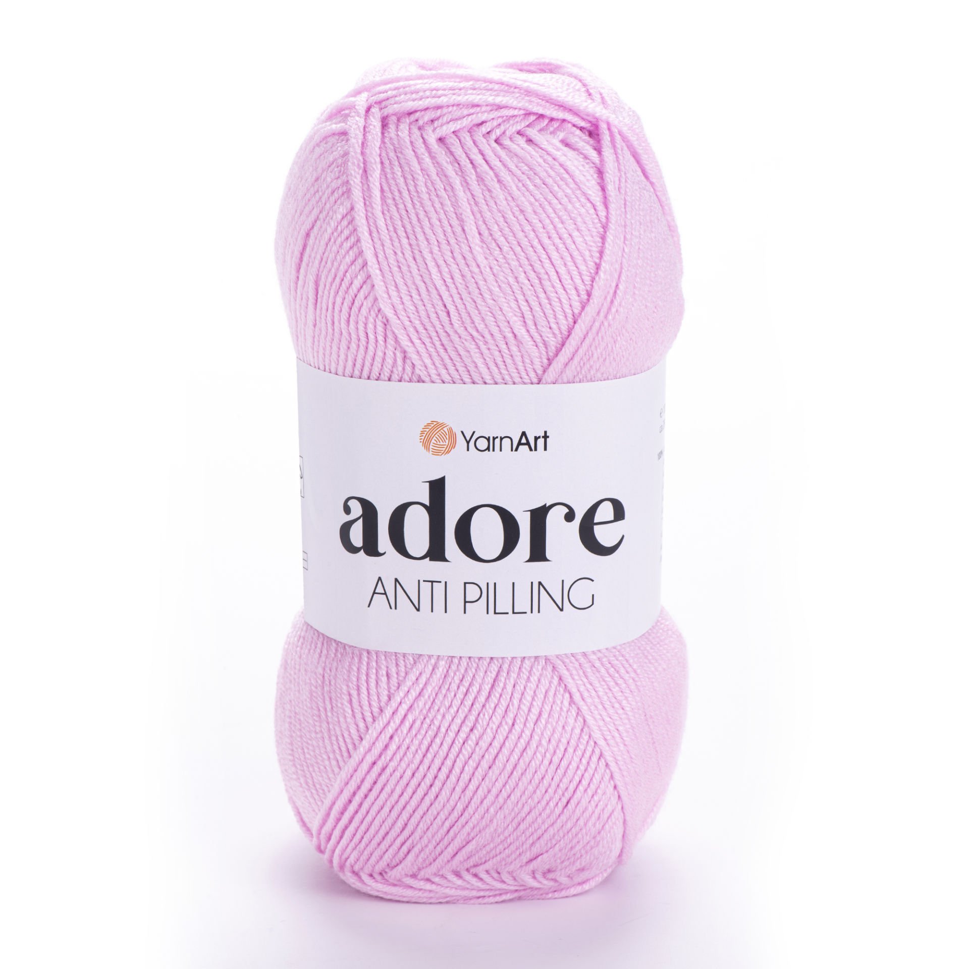 YARNART ADORE - ANTI-PILLING KNITTING YARN PINK - 338
