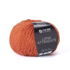 YARNART LANA ATTRAENTE - KNITTING YARN ORANGE - 6620