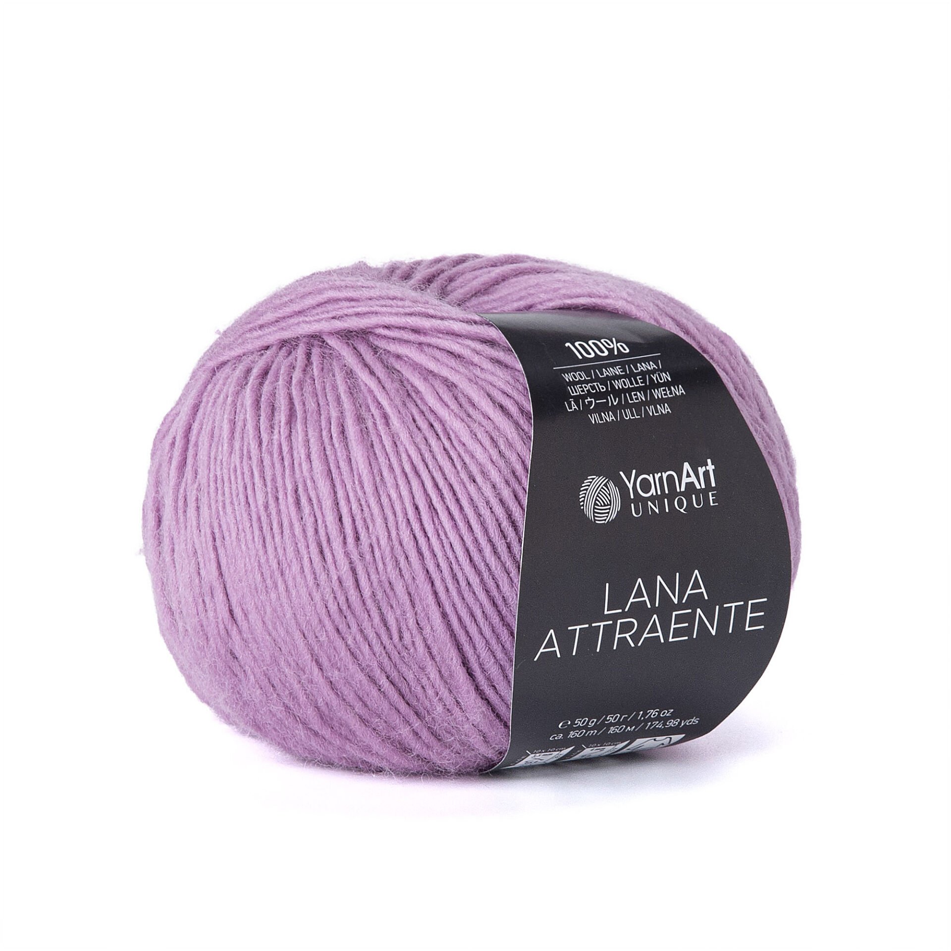 YARNART LANA ATTRAENTE - KNITTING YARN PURPLE - 6629