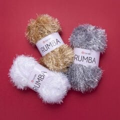 YARNART RUMBA - GLITTERY KNITTING YARN