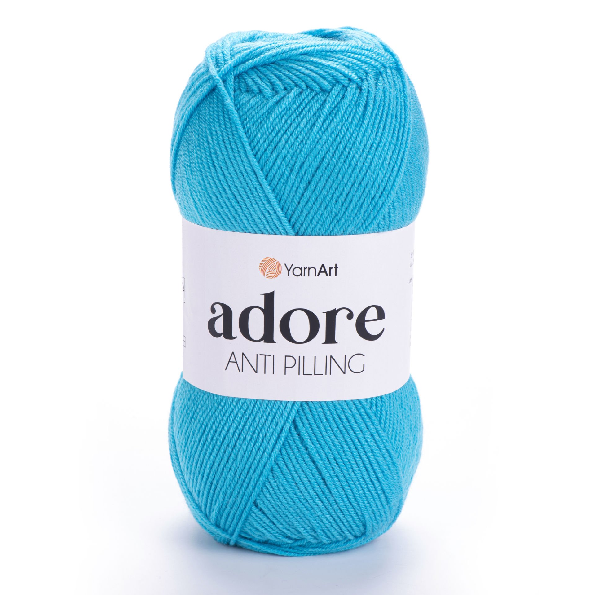 YARNART ADORE - ANTI-PILLING KNITTING YARN TURQUOISE - 343