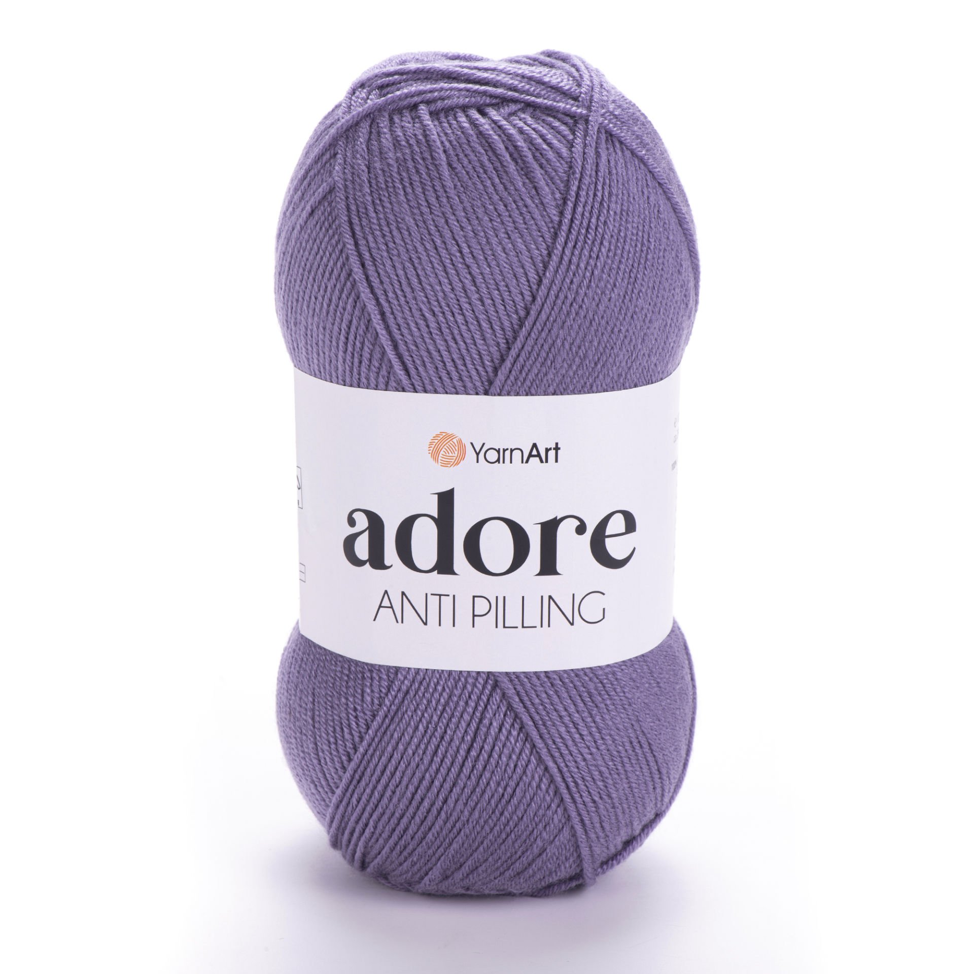 YARNART ADORE - ANTI-PILLING KNITTING YARN LAVENDER - 345