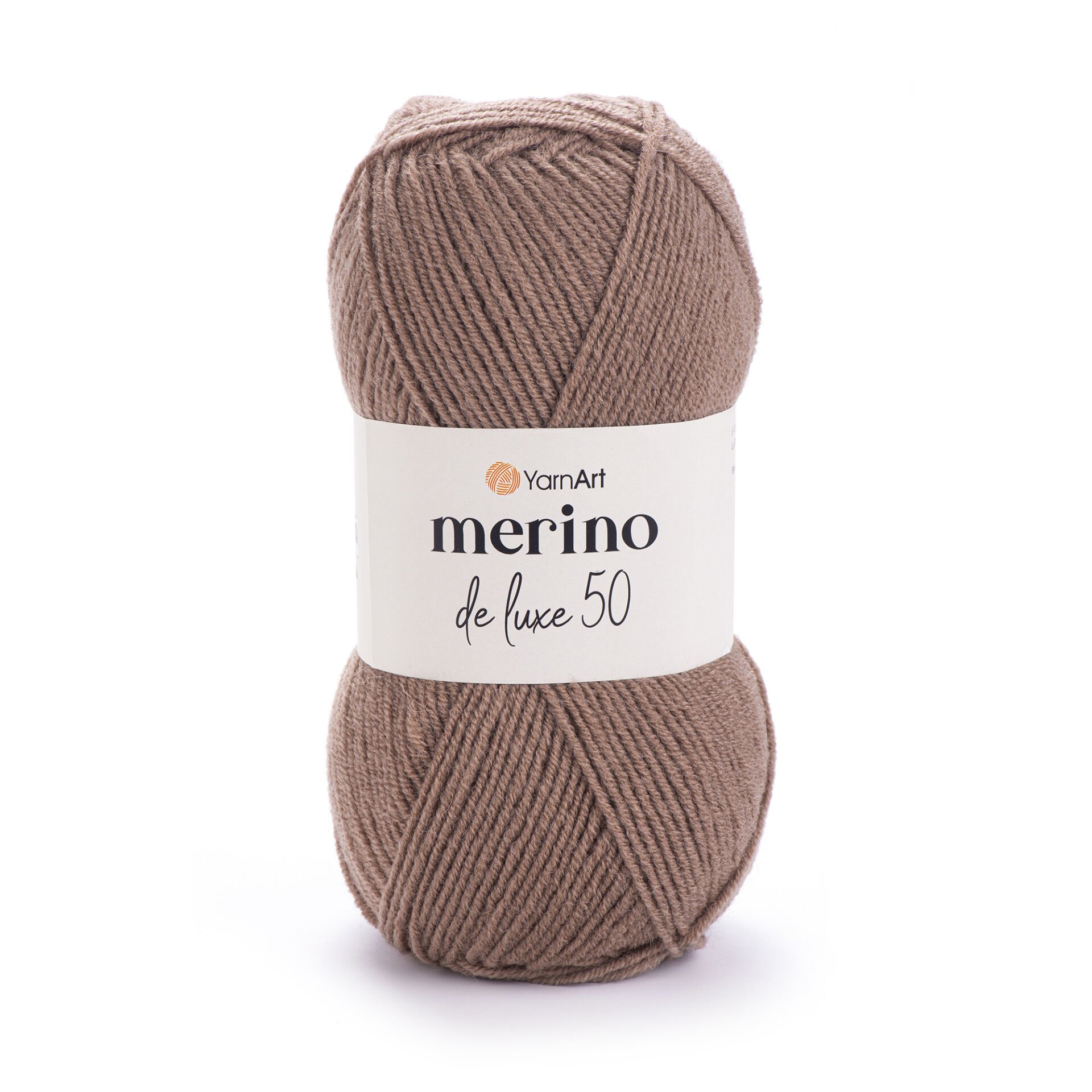 YARNART MERINO DE LUXE 50 - KNITTING YARN MILKY BROWN - 514