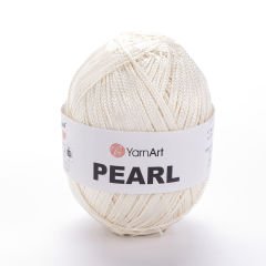 YARNART PEARL - SHINY KNITTING YARN CREAM - 246