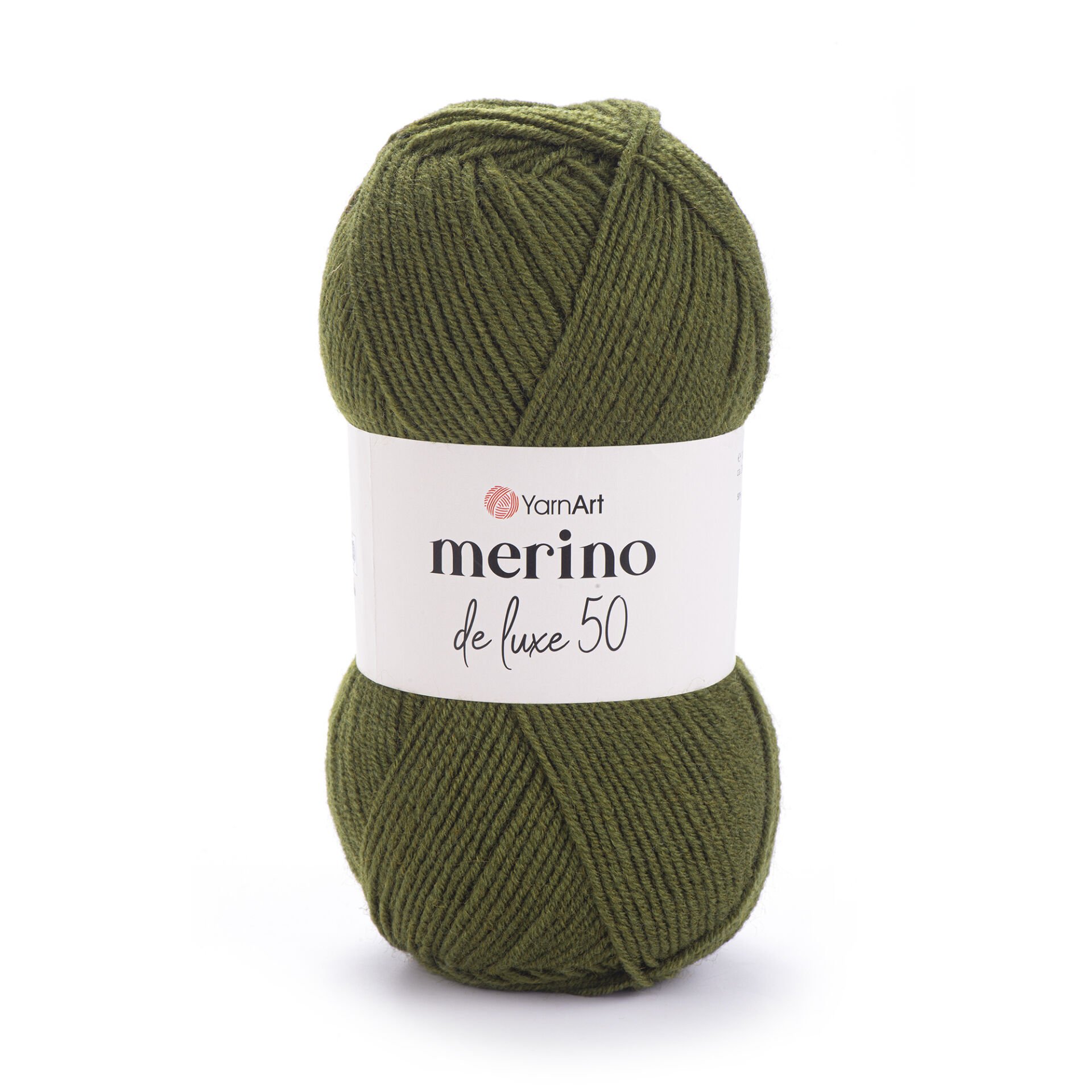 YARNART MERINO DE LUXE 50 - KNITTING YARN KHAKI - 530