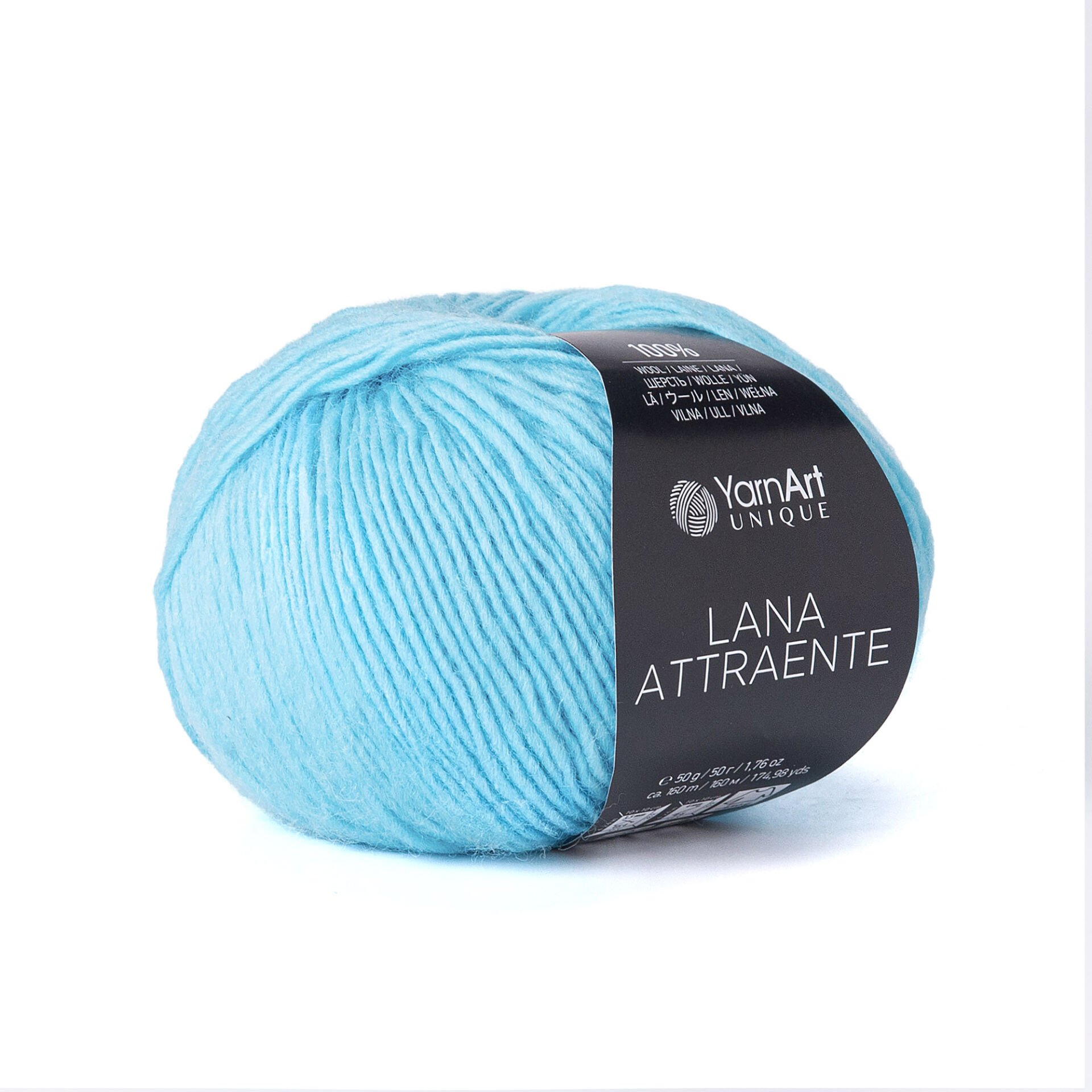 YARNART LANA ATTRAENTE - KNITTING YARN TURQUOISE - 6651