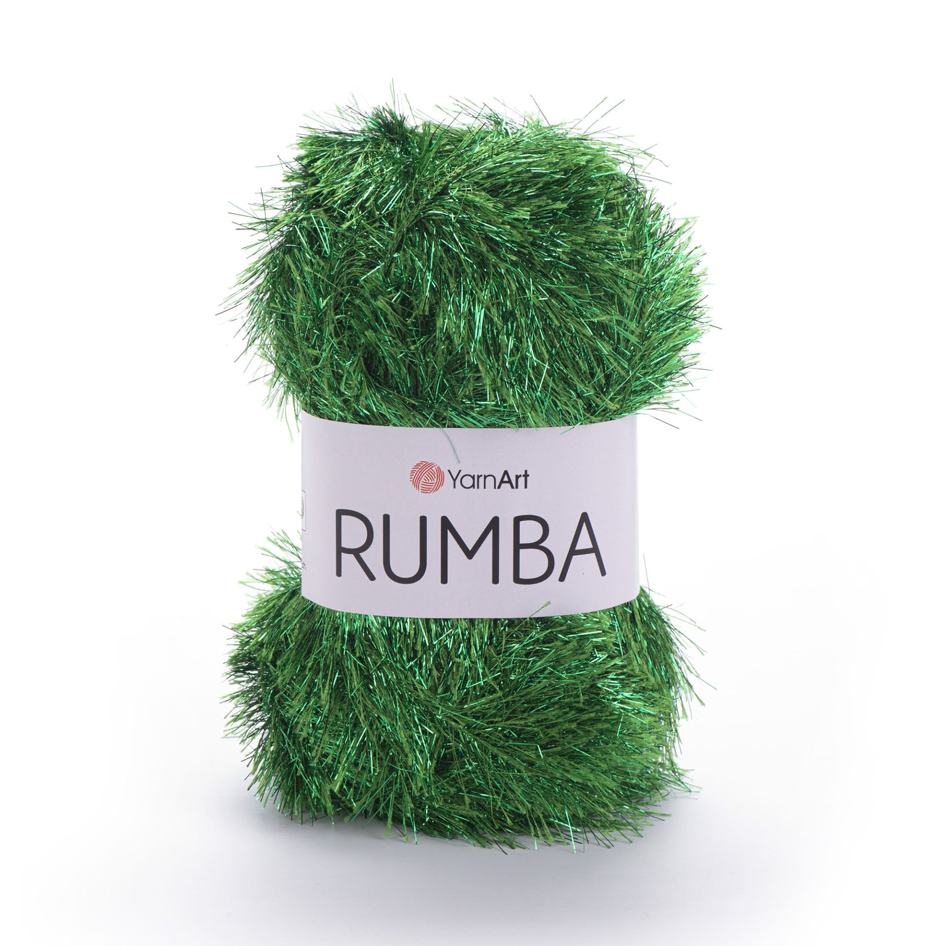 YARNART RUMBA - GLITTERY KNITTING YARN GREEN - 102