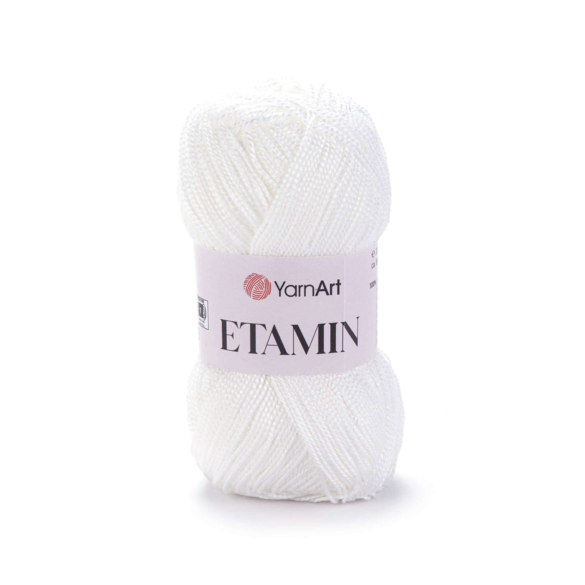 YARNART ETAMIN - EMBRIODERY AND KNITTING YARN WHITE - 421