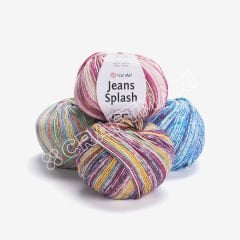YARNART JEANS SPLASH - MULTICOLOR KNITTING YARN