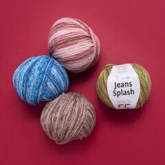 YARNART JEANS SPLASH - MULTICOLOR KNITTING YARN