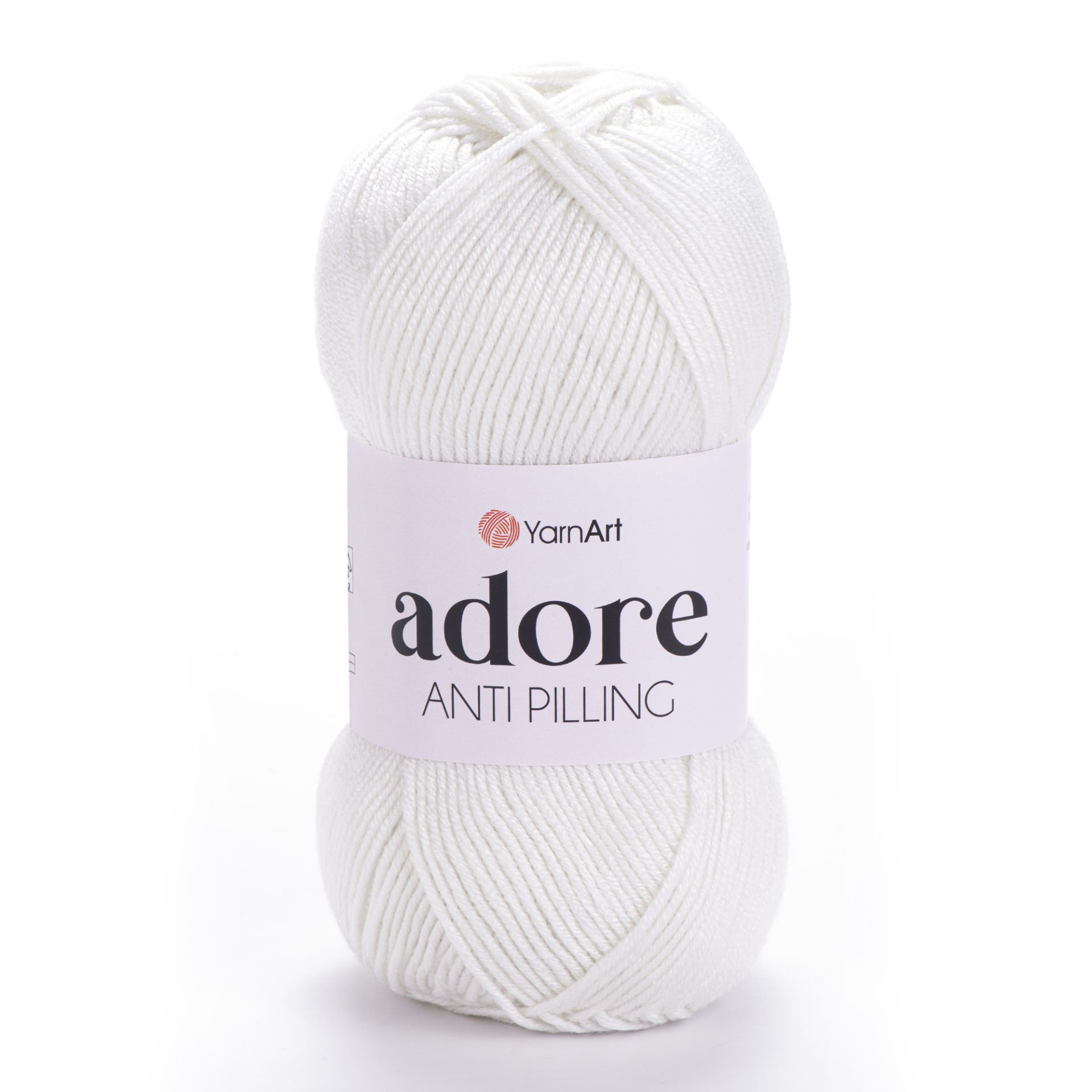 YARNART ADORE - ANTI-PILLING KNITTING YARN OFF-WHITE - 357
