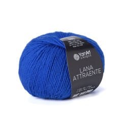 YARNART LANA ATTRAENTE - KNITTING YARN SAXE BLUE - 6667