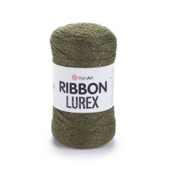 YARNART RIBBON LUREX - ACCESSORIES KNITTING YARN OLIVE GREEN - 741