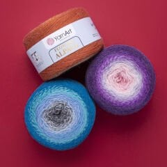 YARNART FLOWERS ALPACA - MULTICOLOR KNITTING YARN