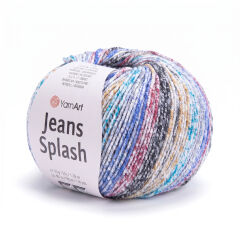 YARNART JEANS SPLASH - MULTICOLOR KNITTING YARN VARIEGATED - 942