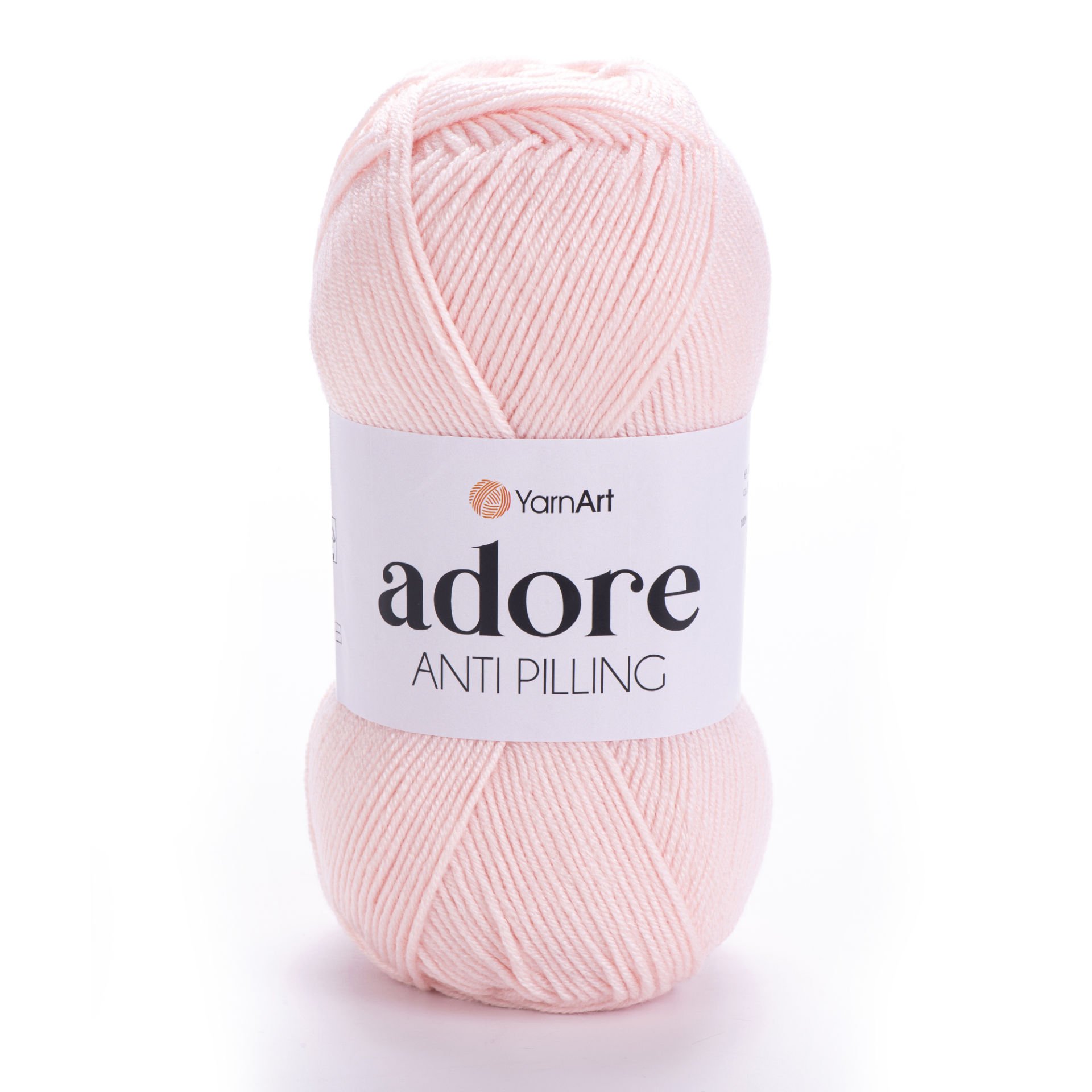 YARNART ADORE - ANTI-PILLING KNITTING YARN LIGHT PINKISH ORANGE - 360