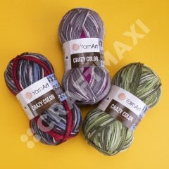 YARNART CRAZY COLOR - MULTI Strickgarn