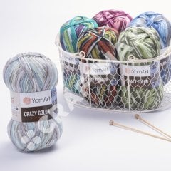 YARNART CRAZY COLOR - MULTI Strickgarn