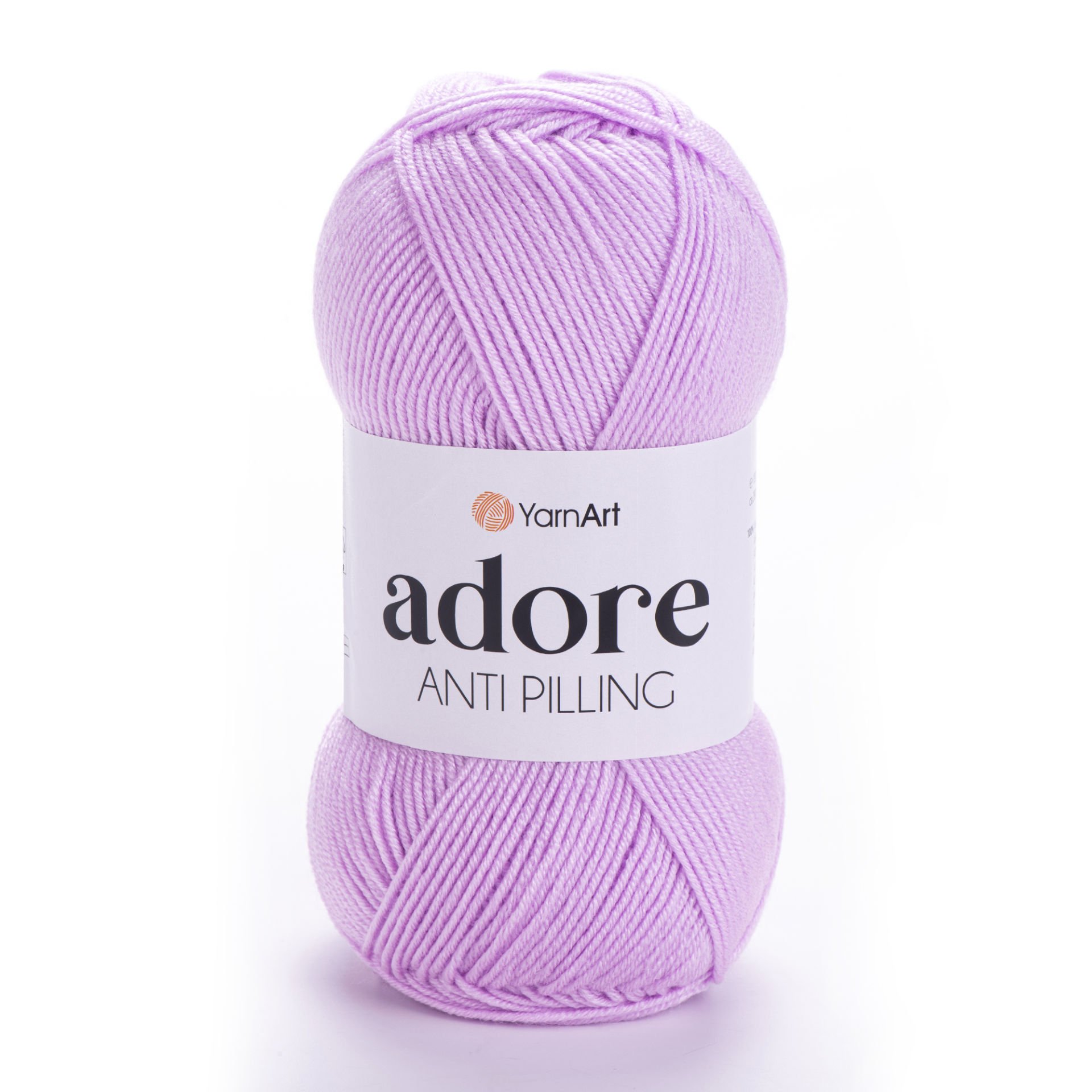 YARNART ADORE - ANTI-PILLING KNITTING YARN LIGHT LILAC - 362