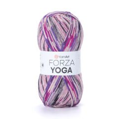 YARNART FORZA YOGA - KNITTING YARN VARIEGATED - 2505