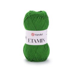YARNART ETAMIN - EMBRIODERY AND KNITTING YARN GREEN - 438