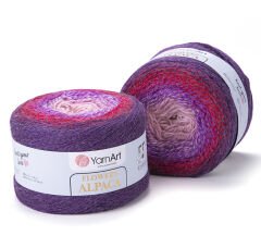 YARNART FLOWERS ALPACA - MULTICOLOR KNITTING YARN VARIEGATED - 434