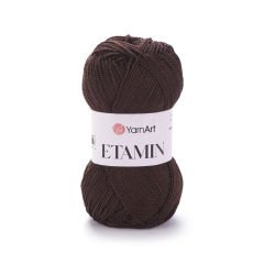 YARNART ETAMIN - EMBRIODERY AND KNITTING YARN BROWN - 440