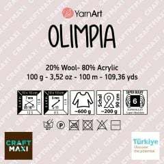 YARNART OLIMPIA - MULTICOLOR KNITTING YARN