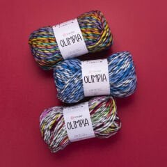 YARNART OLIMPIA - MULTICOLOR KNITTING YARN