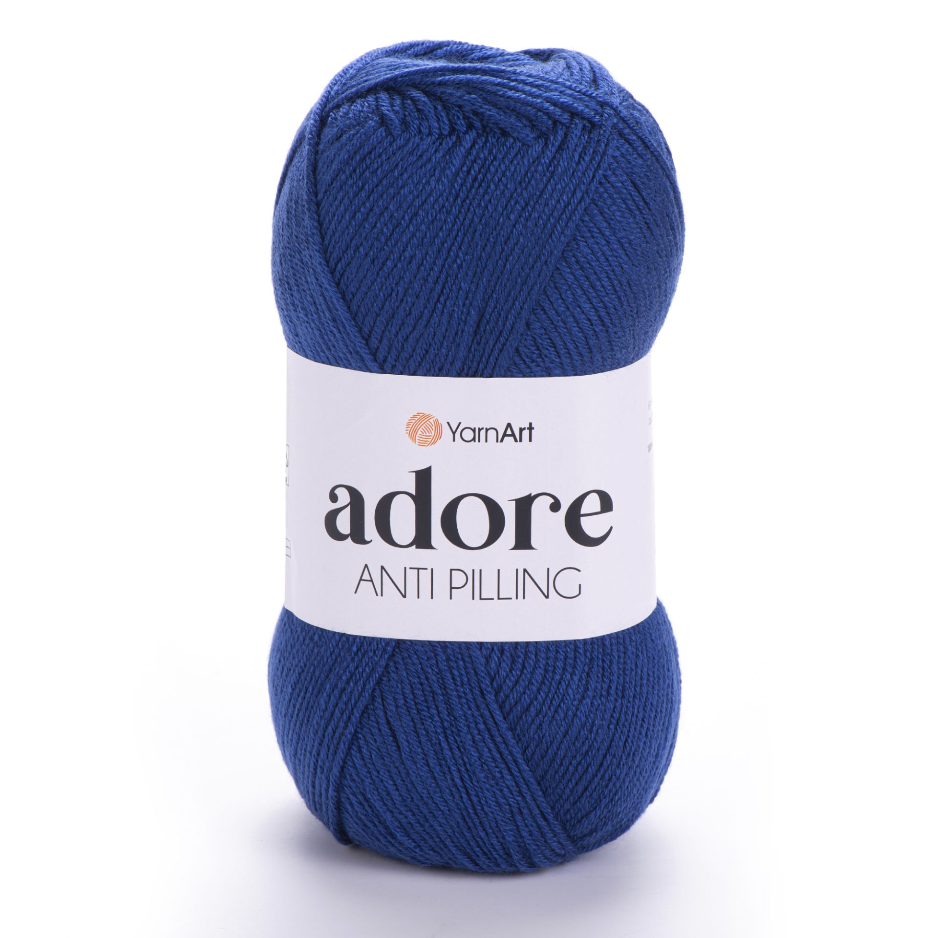 YARNART ADORE - ANTI-PILLING KNITTING YARN DARK BLUE - 349