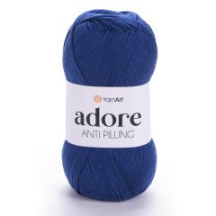 YARNART ADORE - ANTI-PILLING KNITTING YARN DARK BLUE - 349