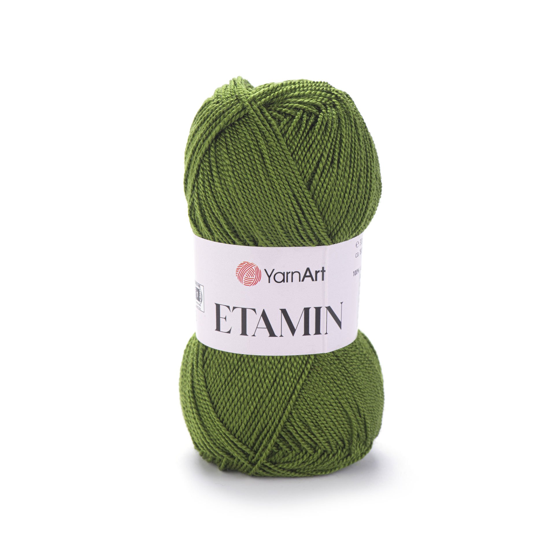 YARNART ETAMIN - EMBRIODERY AND KNITTING YARN OLIVE GREEN - 444
