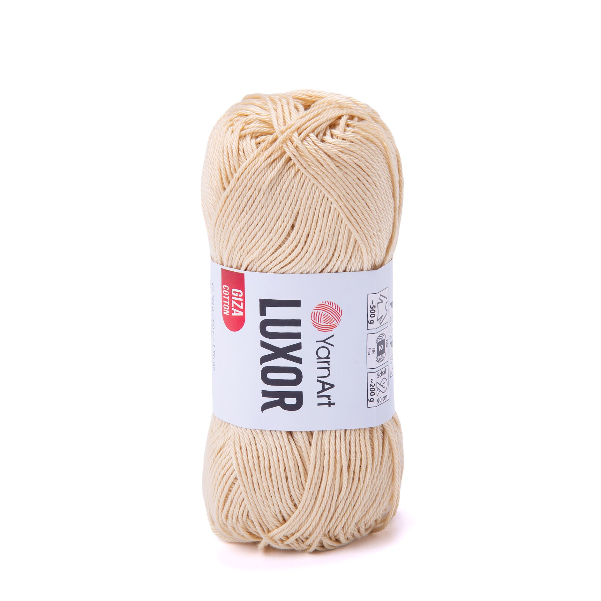 YARNART LUXOR - KNITTING YARN BEIGE - 1245