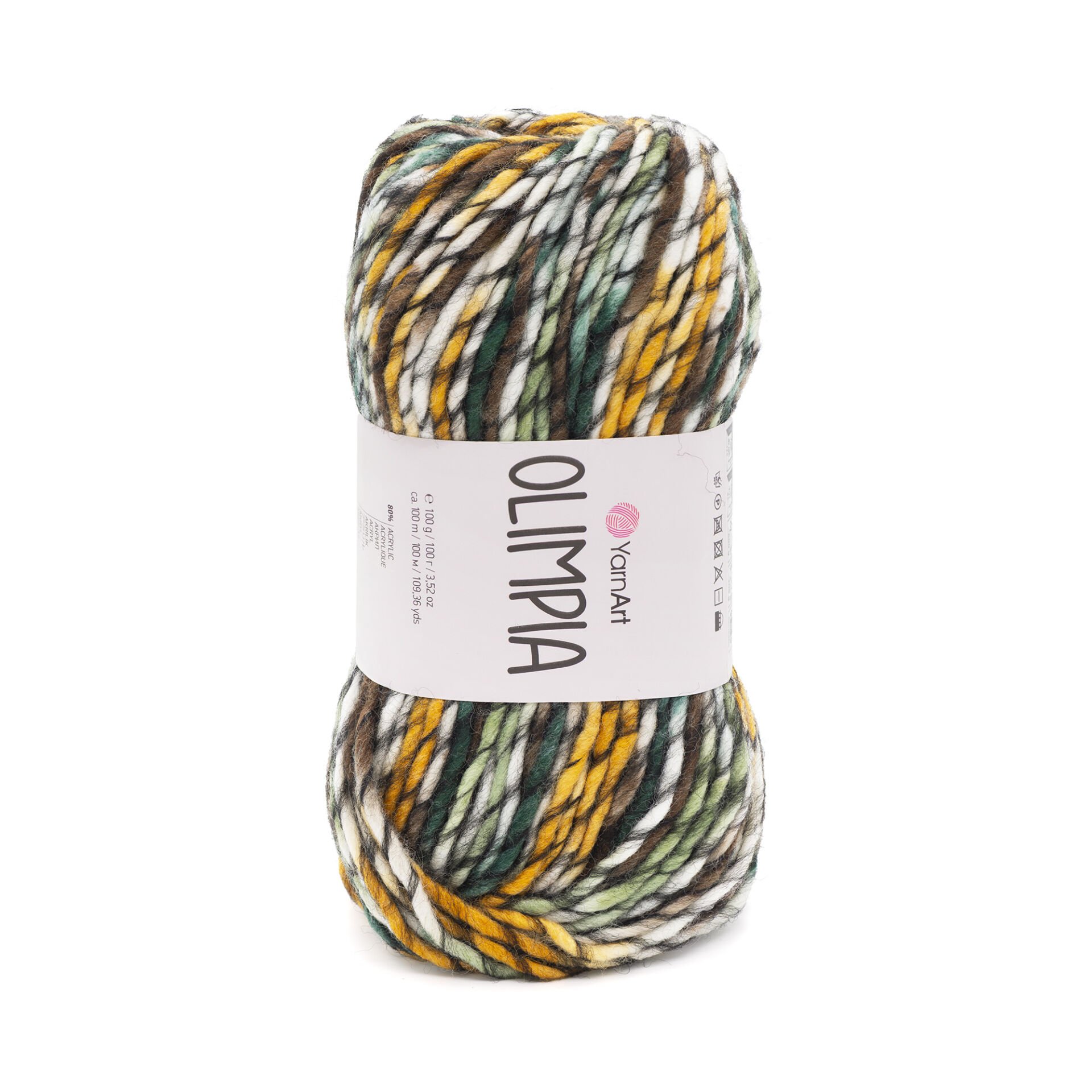 YARNART OLIMPIA - MULTICOLOR KNITTING YARN VARIEGATED - 1402