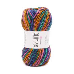 YARNART OLIMPIA - MULTICOLOR KNITTING YARN VARIEGATED - 1403