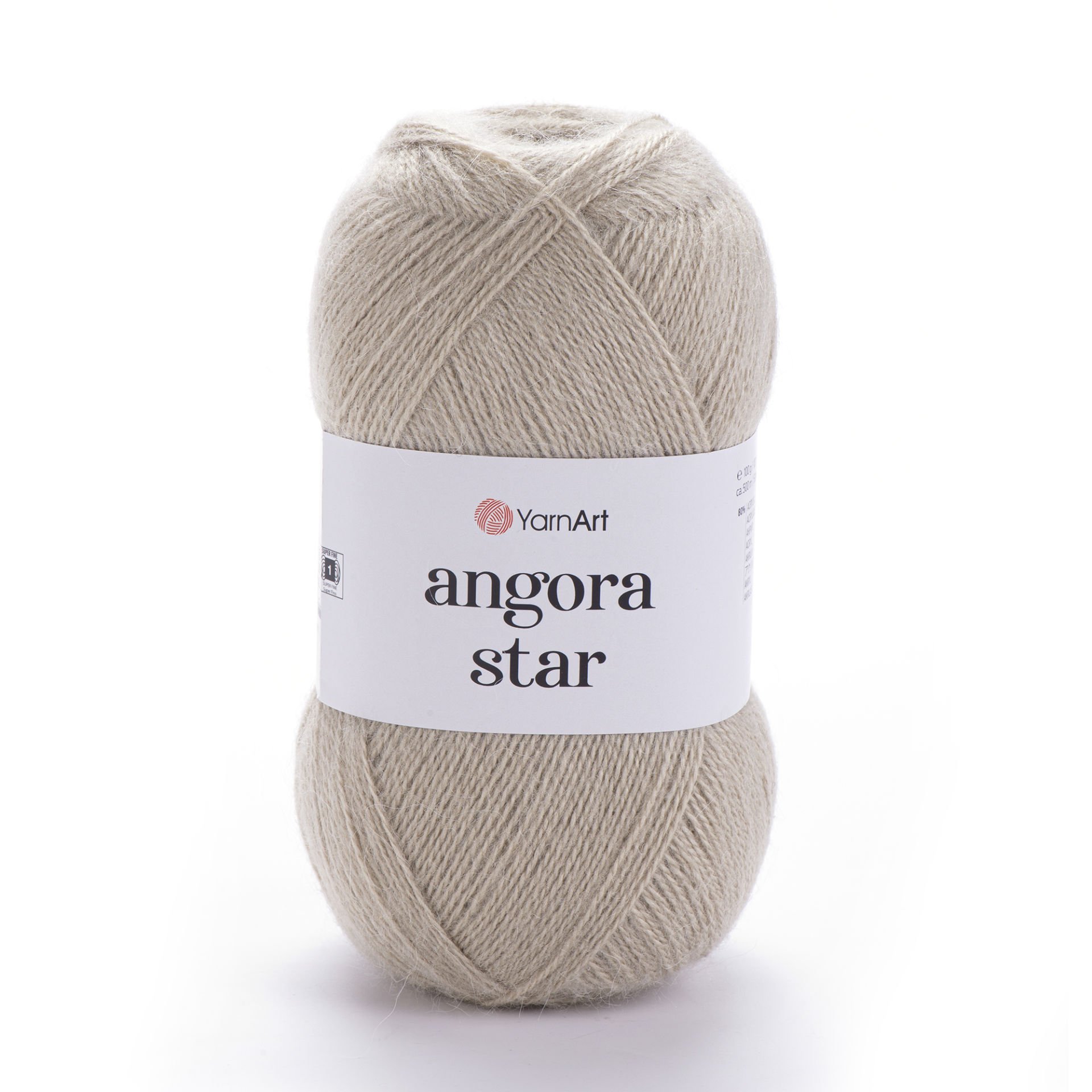 YARNART ANGORA STAR - KNITTING YARN SAND BEIGE - 033