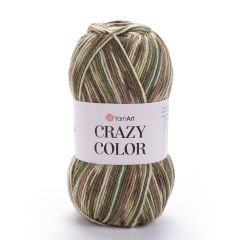 YARNART CRAZY COLOR - MULTICOLOR KNITTING YARN VARIEGATED - 159