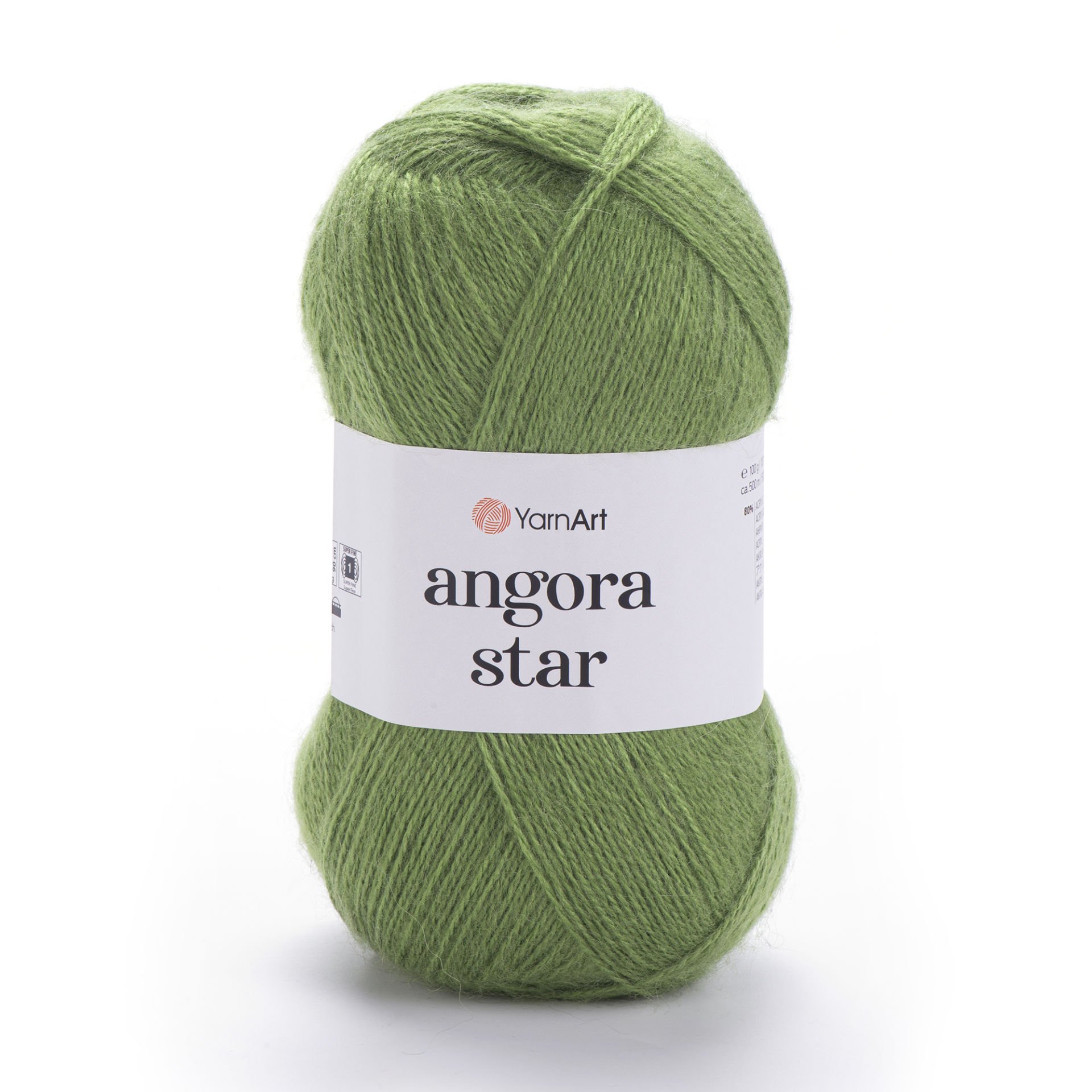 YARNART ANGORA STAR - KNITTING YARN GRASS GREEN - 098