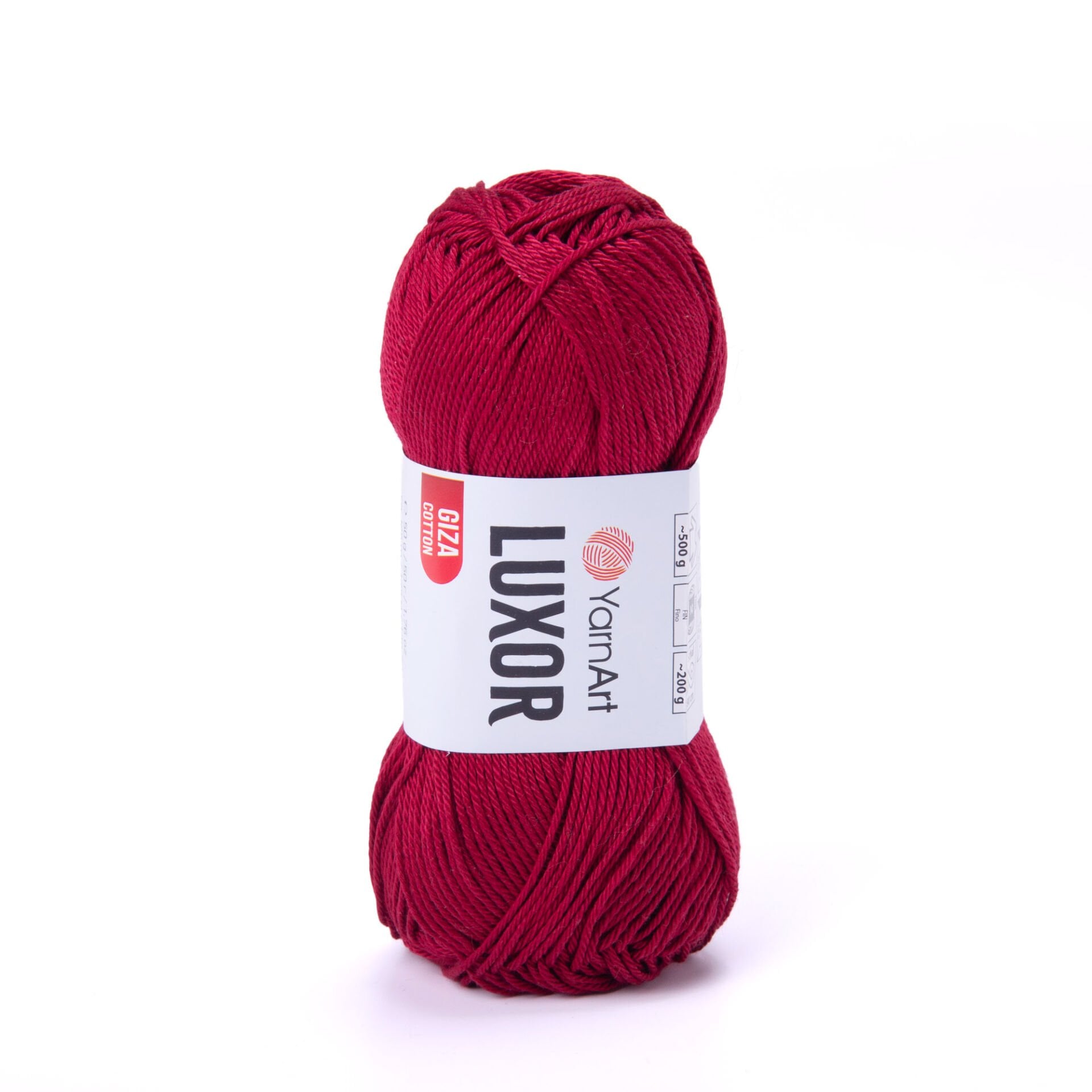 YARNART LUXOR - KNITTING YARN RED - 1255