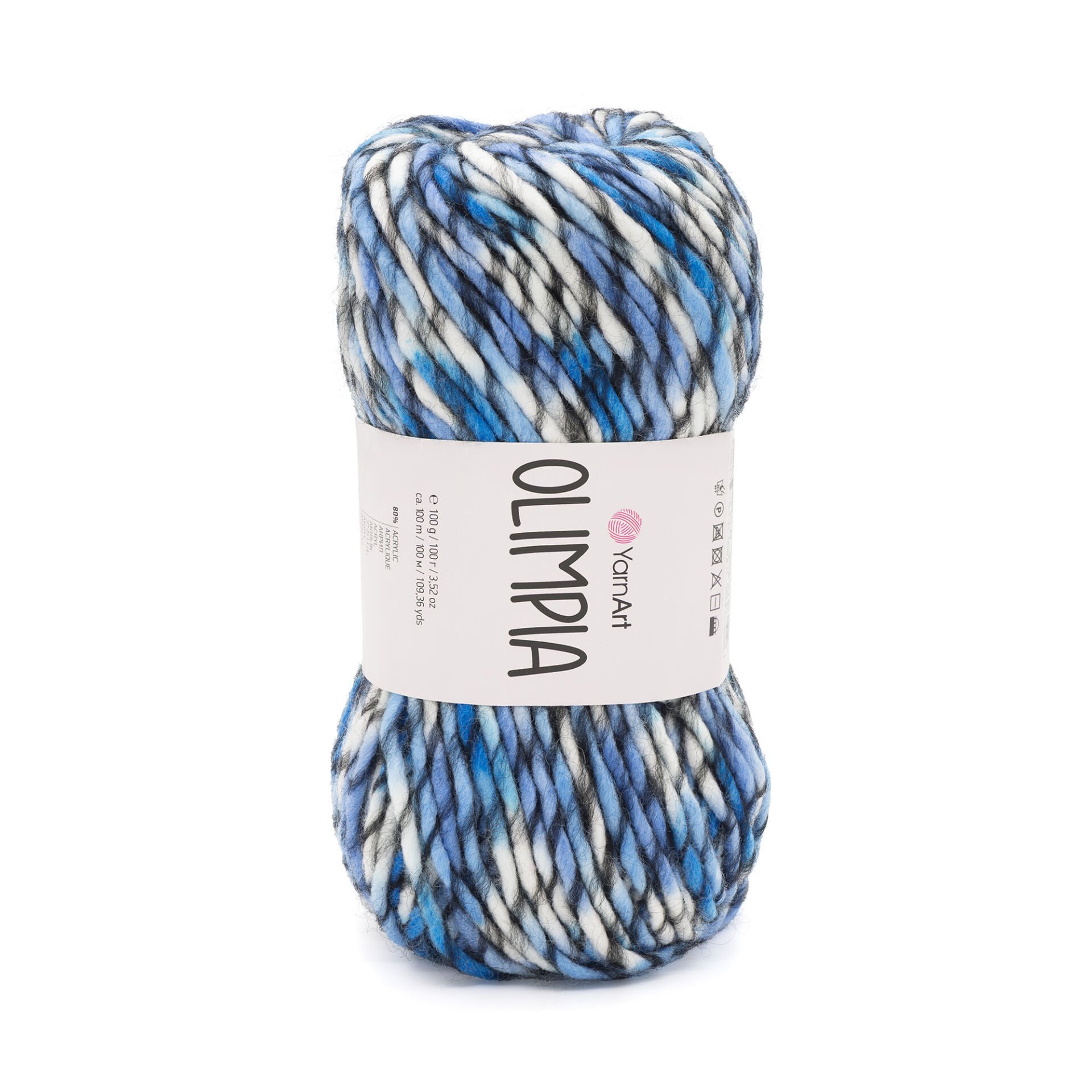 YARNART OLIMPIA - MULTICOLOR KNITTING YARN VARIEGATED - 1407
