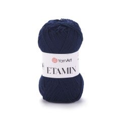 YARNART ETAMIN - EMBRIODERY AND KNITTING YARN NAVY - 453