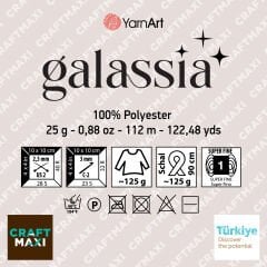 YARNART GALASSIA - KNITTING YARN PINK - 5829