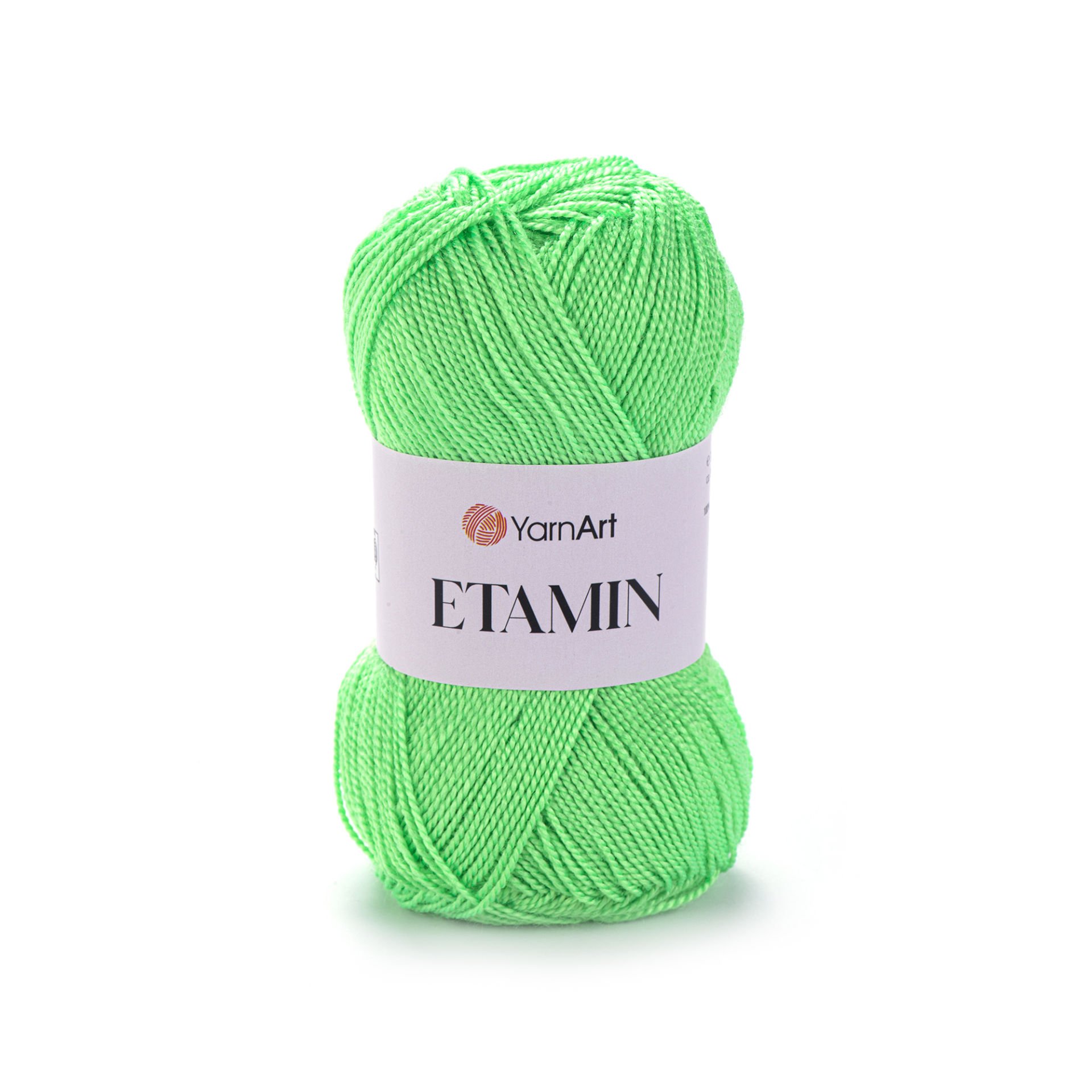 YARNART ETAMIN - EMBRIODERY AND KNITTING YARN LIGHT GREEN - 457