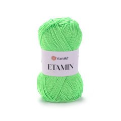 YARNART ETAMIN - EMBRIODERY AND KNITTING YARN LIGHT GREEN - 457