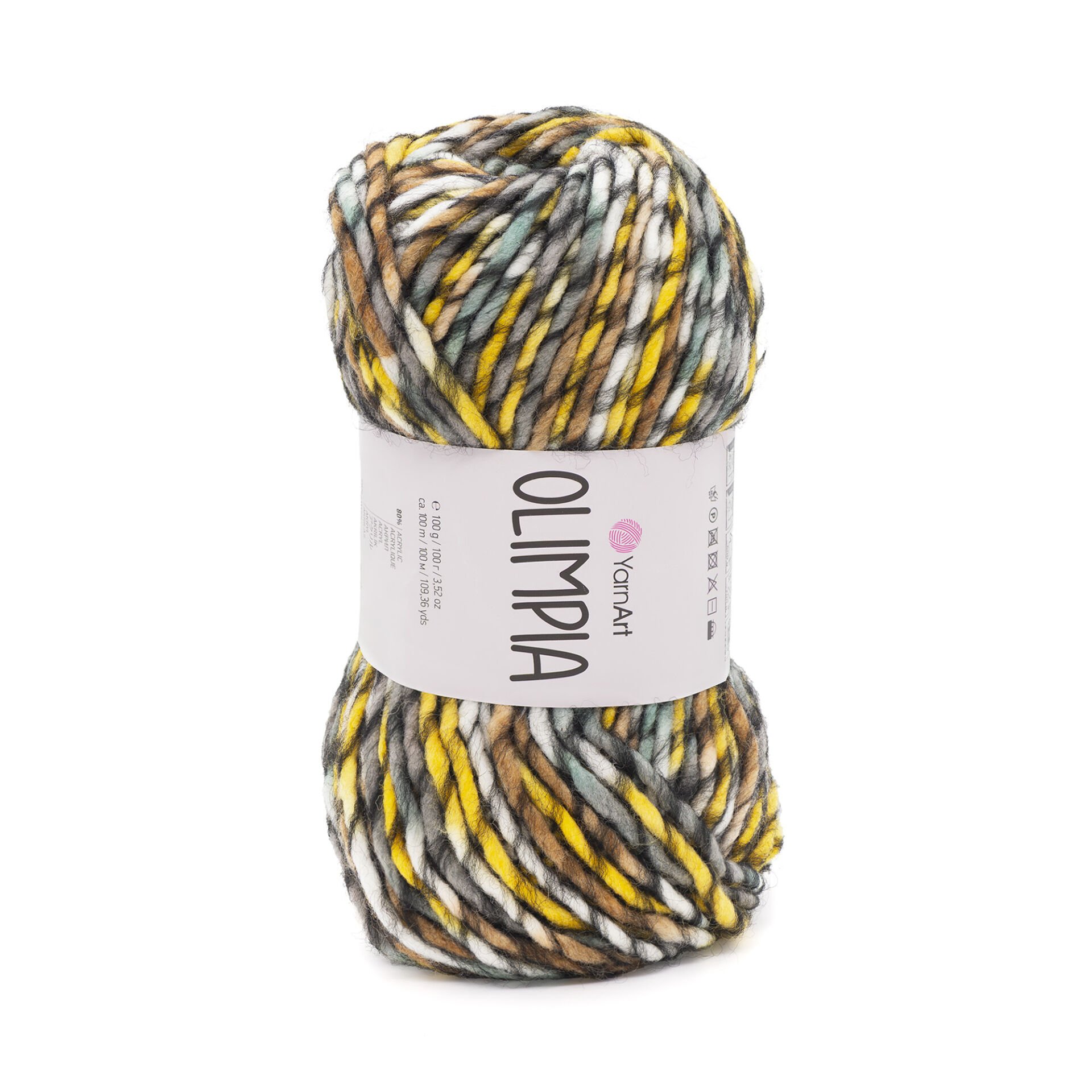 YARNART OLIMPIA - MULTICOLOR KNITTING YARN VARIEGATED - 1411